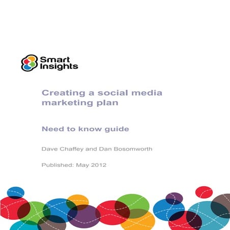 Smart insights  social media marketing plan