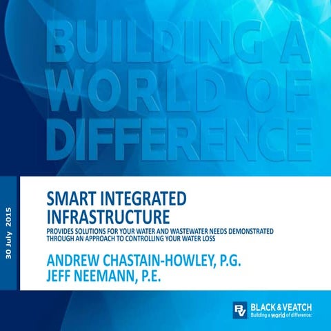 Smart Integrated Infrastructure and Controlling Water Loss