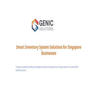 Smart Inventory System Solutions for Businesses in Singapore.pptx