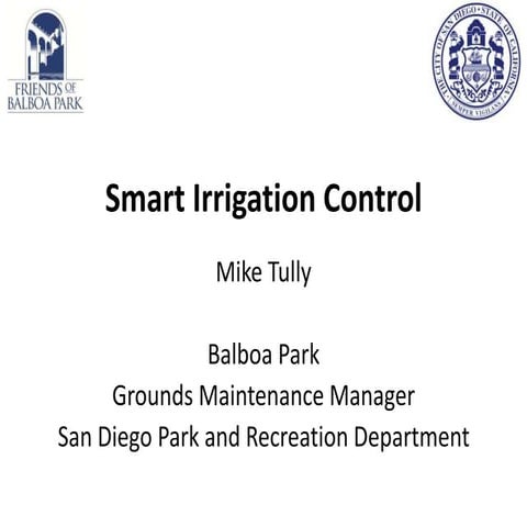Smart irrigation control - poster | PDF