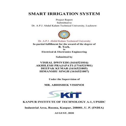 Smart irrigation system
