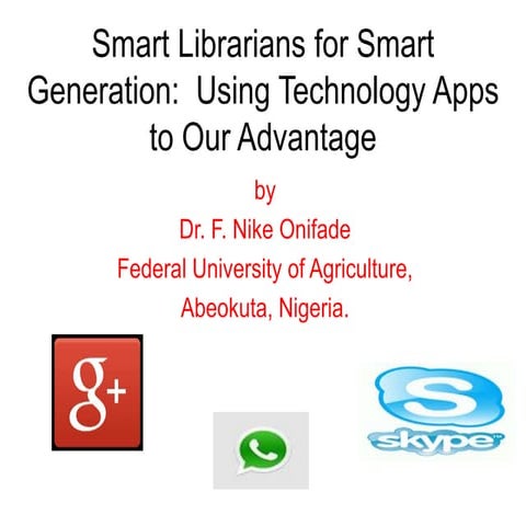 Smart librarians for smart generation