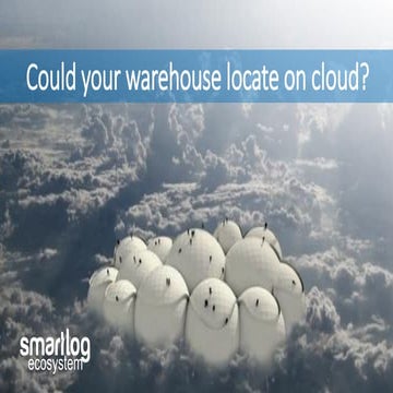 Smartlog cloud WMS - more agile and efficient WMS