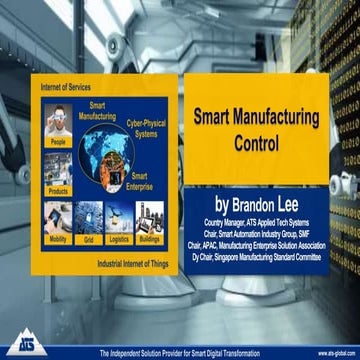 Smart Manufacturing Control