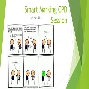 Smart marking cpd session