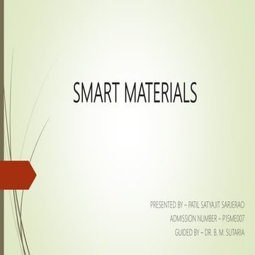 Smart material 