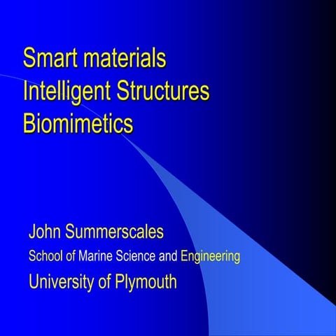 Smart materials