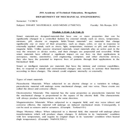 SMART MATERIALS AND MEMS_17ME745_Full note.docx