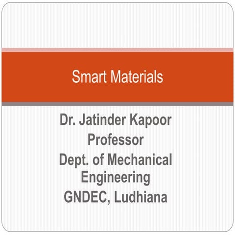 smart materials for industrial use.ppt