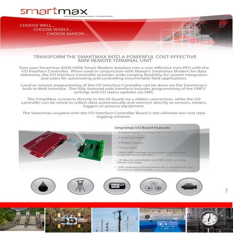 Smartmax IO Board MA – 4020 - Maxon Solutions