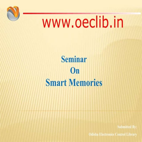 Smart Memory ppt | PPTX