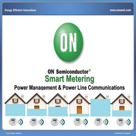 Smart Metering - Power Management & Power Line Communications