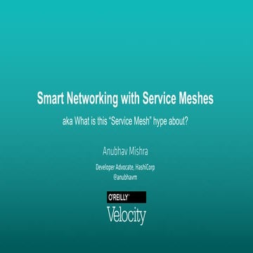 Smart networking with service meshes  
