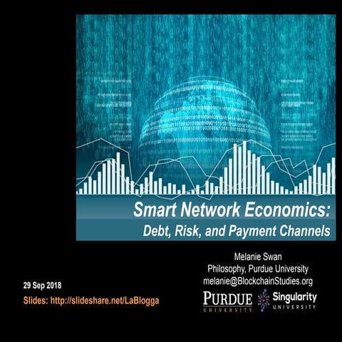 Smart Network Economics: Payment Channels