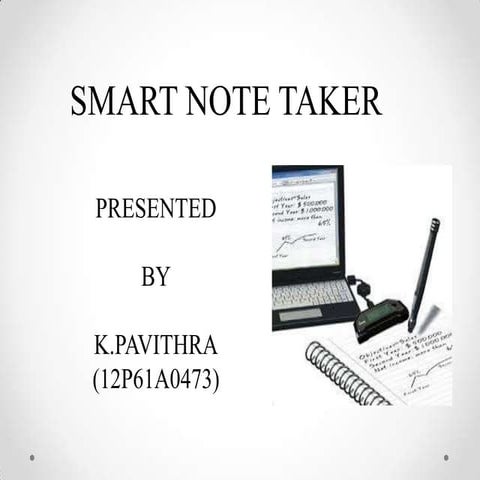 Smart note taker