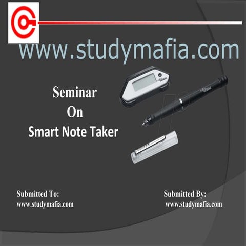 Smart note taker ppt