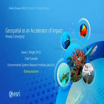 Geospatial as an Accelerator of Impact: Already Converging!