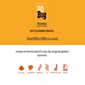 SmartOffice. The single box solution for all your connectivity needs