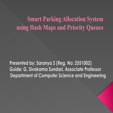 Parking allocation system | DOCX