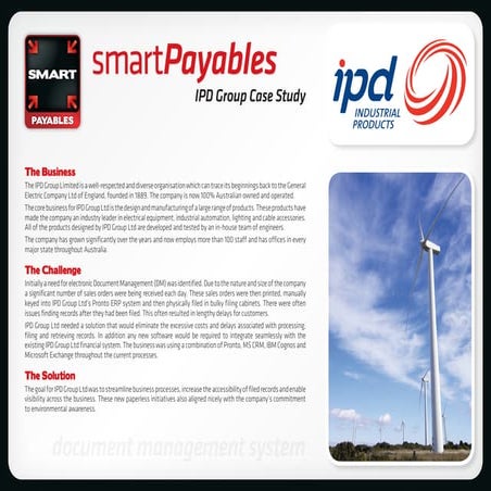 Smart Payables   Ipd Group Case Study