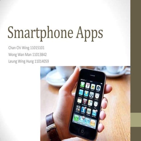 Smartphone apps final presentation2