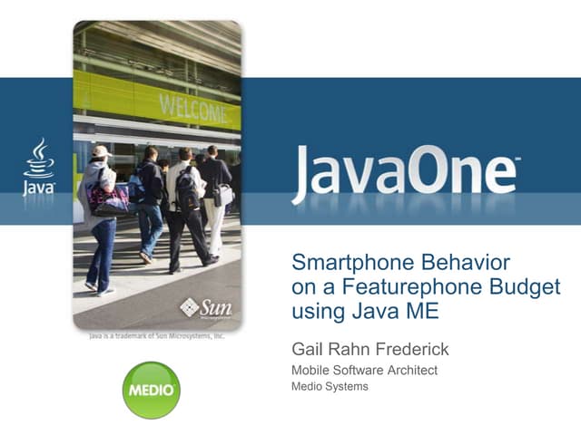 Smartphone Behavior On A Featurephone Budget