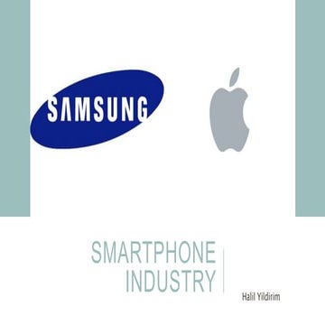 Smartphone industry applevs samsung