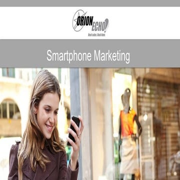 Smartphone Marketing Generic Orion