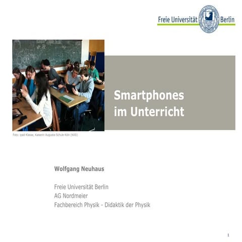 Smartphones im Unterricht