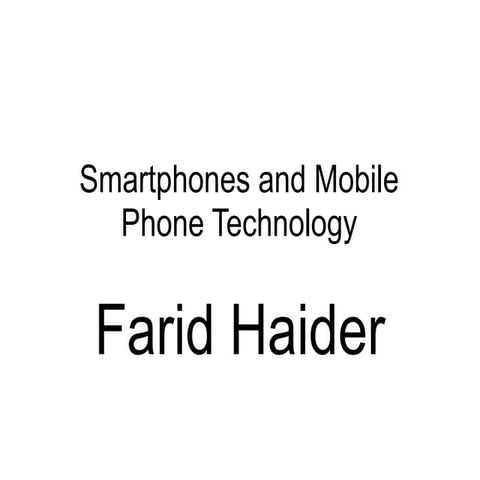 Smartphones and mobile_phone_technology