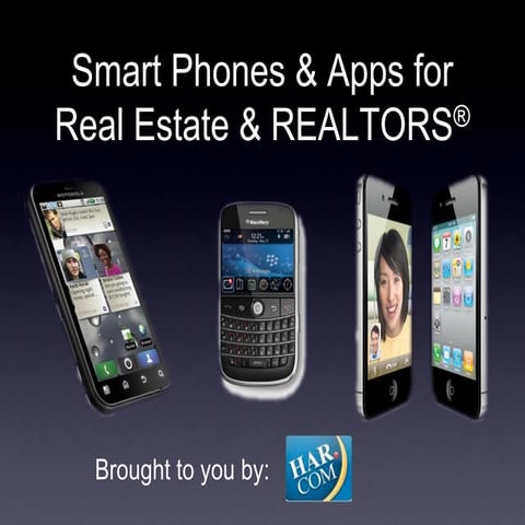 Smart Phones for Real Estate (property of HAR)