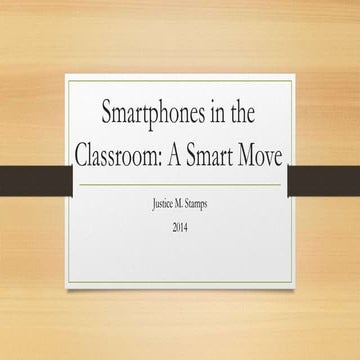 Smartphones in the classroom