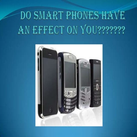 Smartphones  powerpoint