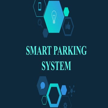 Smart car parking system | PPTX