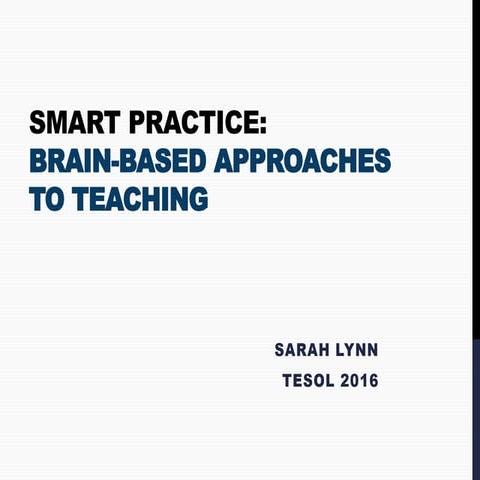 Smart practice TESOL 2016 sarah lynn