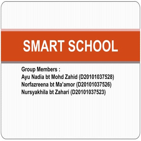 Smart school slide ict