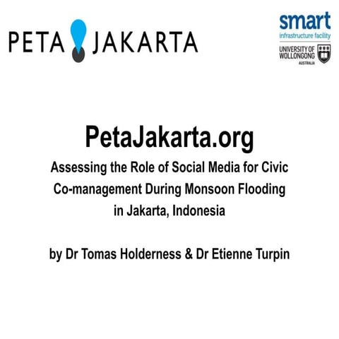 SMART Seminar Series: From Social Media to GeoSocial Intelligence: A Report o...