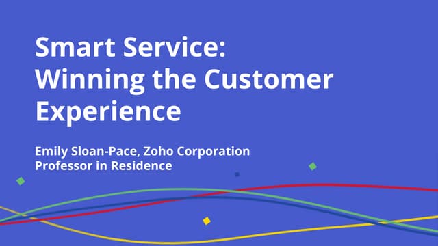 BITZ BOOTCAMP DC: Smart Service - Winning the Customer Experience