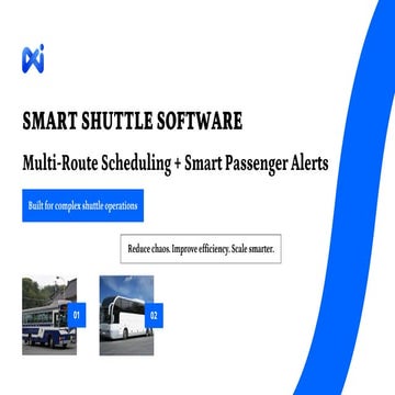 Smart Shuttle Software for Multi-Route Scheduling and Real-Time ...