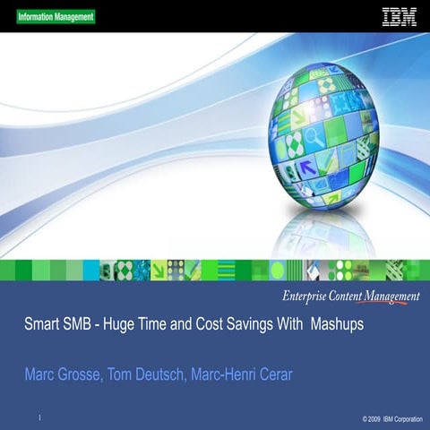 Smart Smb   Huge Time And Cost Savings With Mashups V1