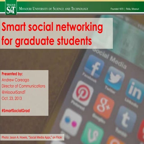 Smart social networking for graduate students