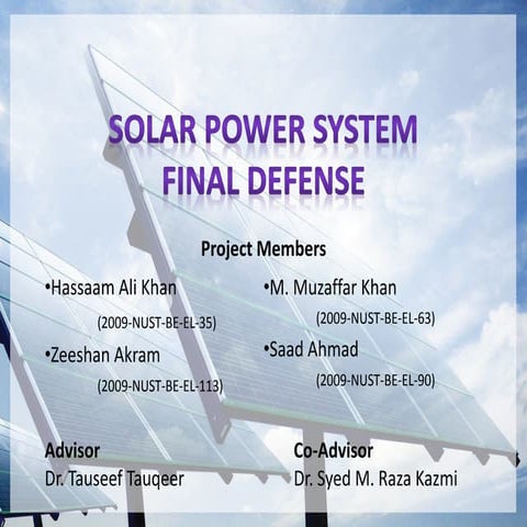 Smart Solar Power Conversion System - Final Defense Presentation