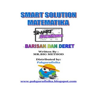 Smart solution barisan dan deret