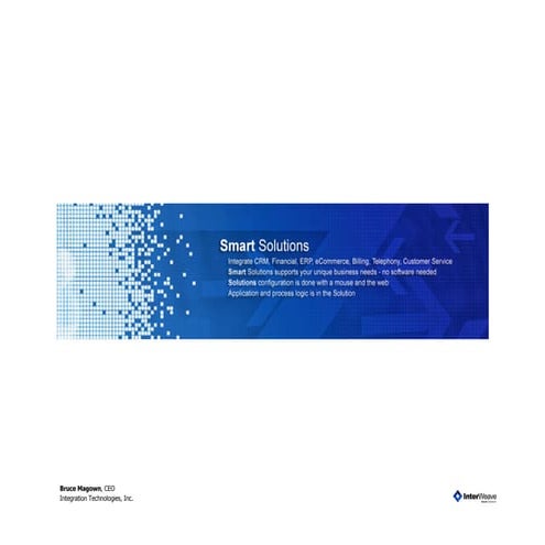 Smart Solutions Presentation 2009