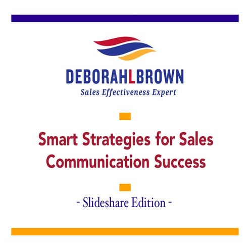 Smart Strategies for Sales Communication Success