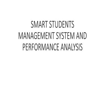 SMART STUDENT MANAGEMENT project of internet of things.pptx
