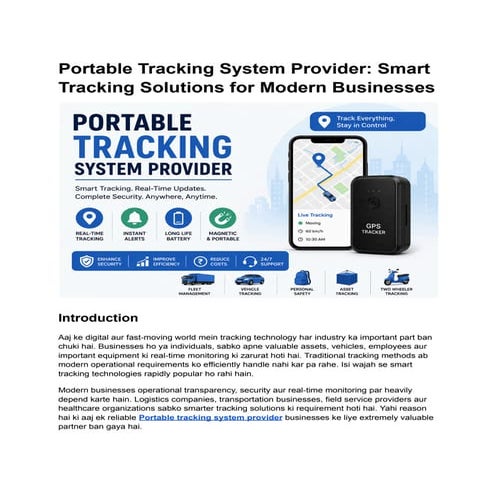 Portable Tracking Smart Tracking Solutions | PDF