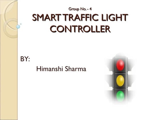 smart traffic light control system | PPT