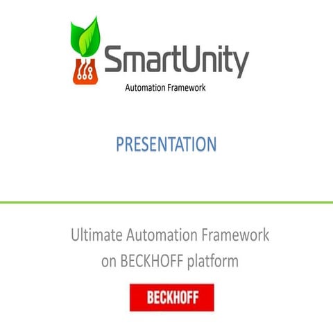 SmartUnity Building Automation System | PPTX