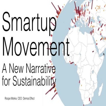 Smartup Movement –  A New Narrative  for Sustainability